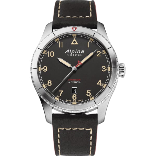 Alpina Startimer Pilot Automatic Black 41 Mm