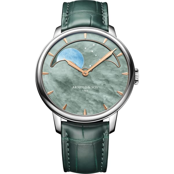 Arnold & Son Perpetual Moon 41.5 Steel "Colors of the Moon" Green
