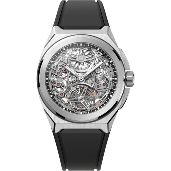 Bianchet Rotondo UltraFino Titanium Skeleton Black
