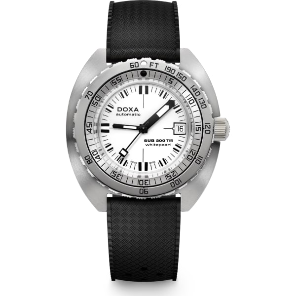 Doxa SUB 300 Ti5 Whitepearl