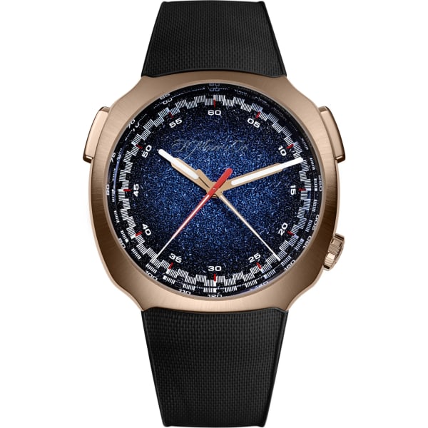 H. Moser & Cie. Streamliner Flyback Chronograph Automatic Midnight Blue Fumé