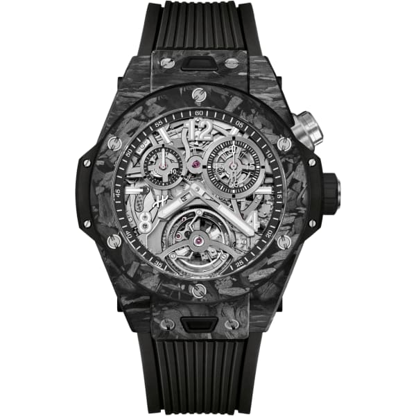 Hublot Big Bang Tourbillon Chronograph Cathedral Minute Repeater in Black Frosted Carbon