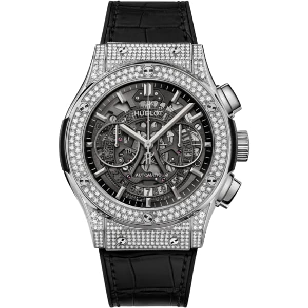 Hublot Classic Fusion Aerofusion Titanium Pavé