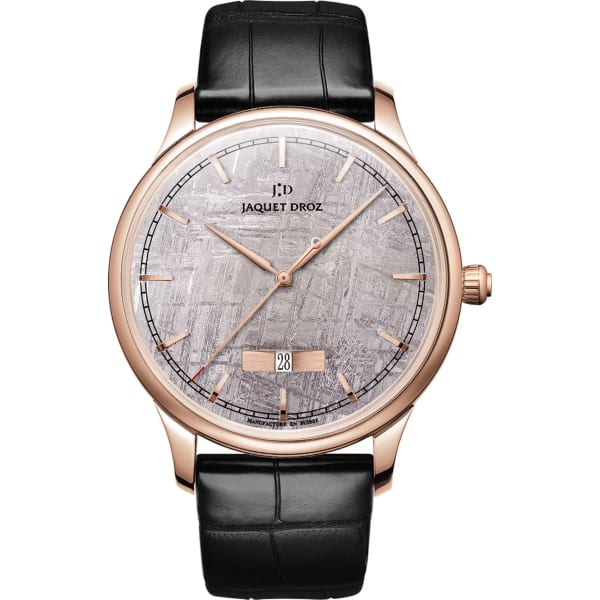 Jaquet Droz Grande Heure Minute Quantieme Meteorite