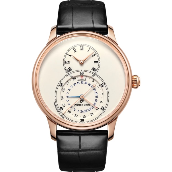 Jaquet Droz Grande Seconde Dual Time Ivory Enamel
