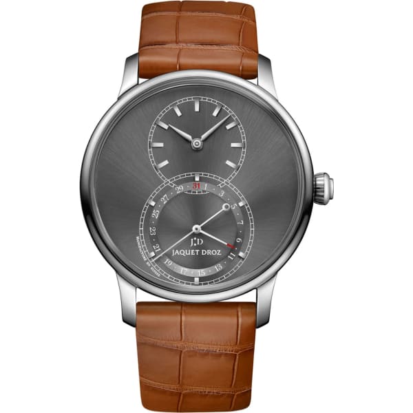 Jaquet Droz Grande Seconde Quantième Satin-brushed Anthracite