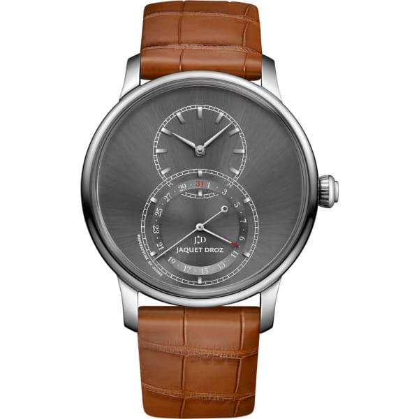 Jaquet Droz Grande Seconde Quantième Satin-brushed Anthracite