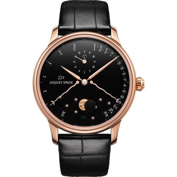 Jaquet Droz Perpetual Calendar Éclipse Black Enamel