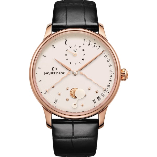 Jaquet Droz Perpetual Calendar Éclipse Ivory Enamel