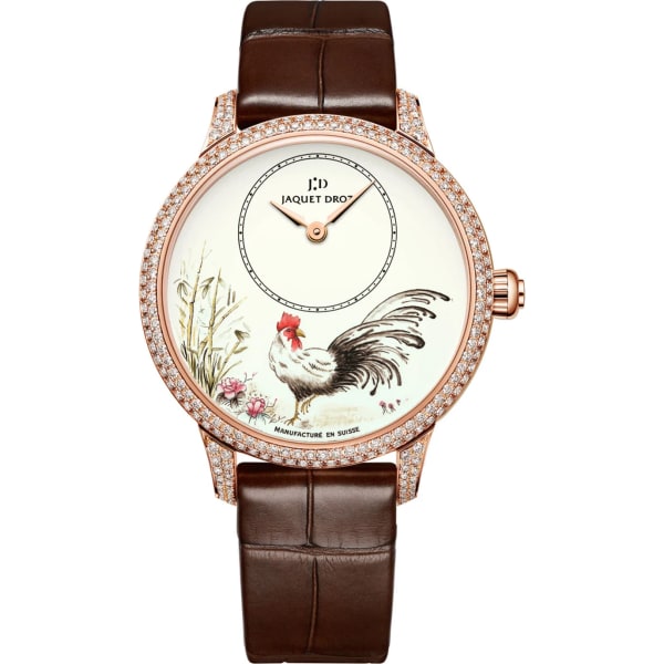 Jaquet Droz Petite Heure Minute Rooster