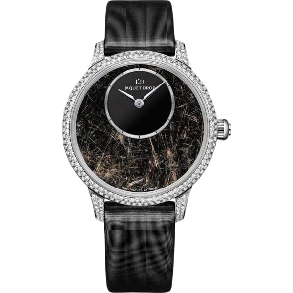 Jaquet Droz Petite Heure Minute Rutilated Quartz