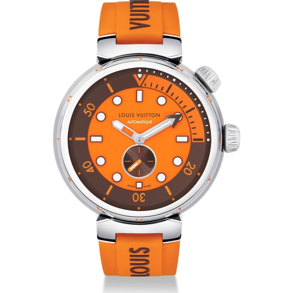 Louis Vuitton Tambour Street Diver Burning Rock
