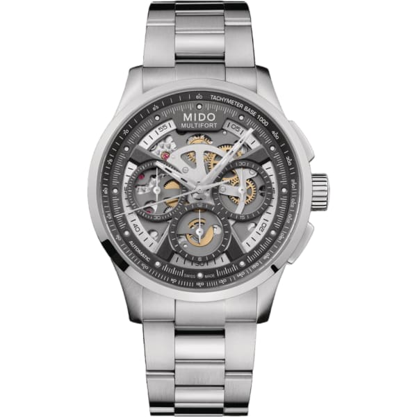 Mido Multifort Skeleton Chronograph