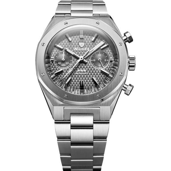 Nivada Grenchen F77 SST Chrono Mecaquartz Grey MK2