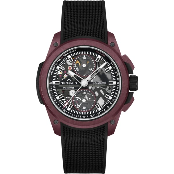 Norqain Wild ONE Skeleton Chrono Burgundy Limited Edition