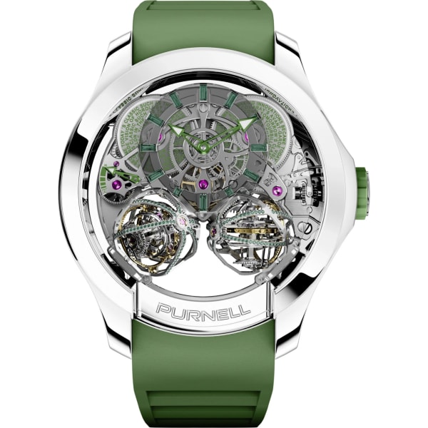 Purnell Escape II 18K White Gold Olive Green