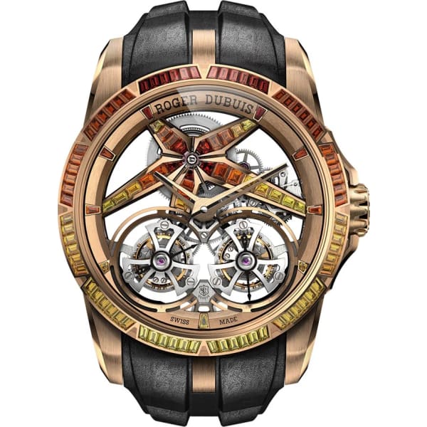Roger Dubuis Excalibur Sunrise Double Tourbillon Pink Gold