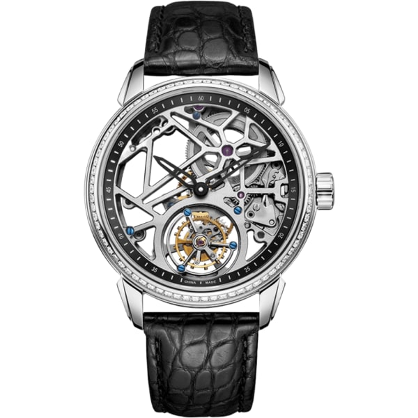 Seagull Full Skeleton Center Axis Tourbillon Watch
