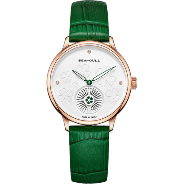 Seagull Lucky Four-Leaf Clover Watch