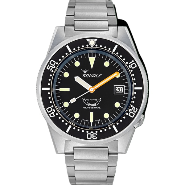 Squale 1521 Black Blasted Bracelet