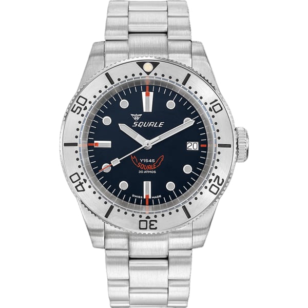 Squale 1545 Steel Black Bracelet