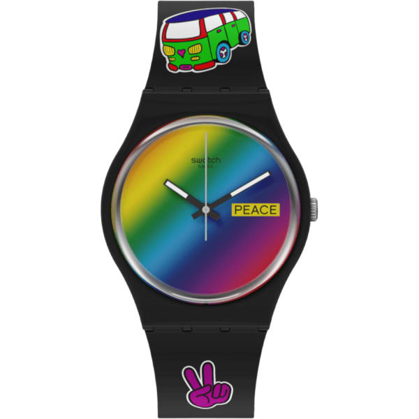 Swatch Bioceramic Flower Power Go With The 'bow