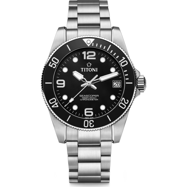 Titoni Seascoper 600 Chronometer Black