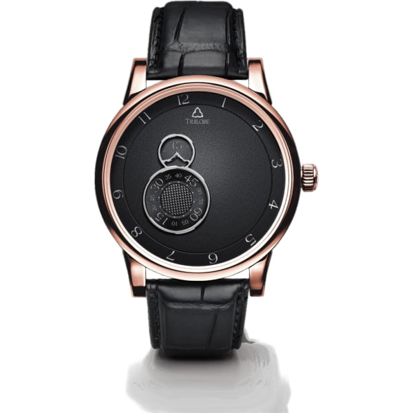 Trilobe Nuit Fantastique, Grained Black, Rose Gold