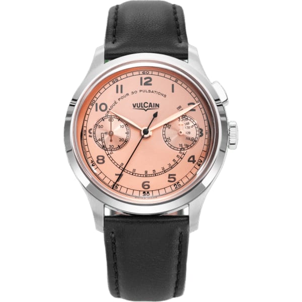 Vulcain Monopusher Heritage - Salmon