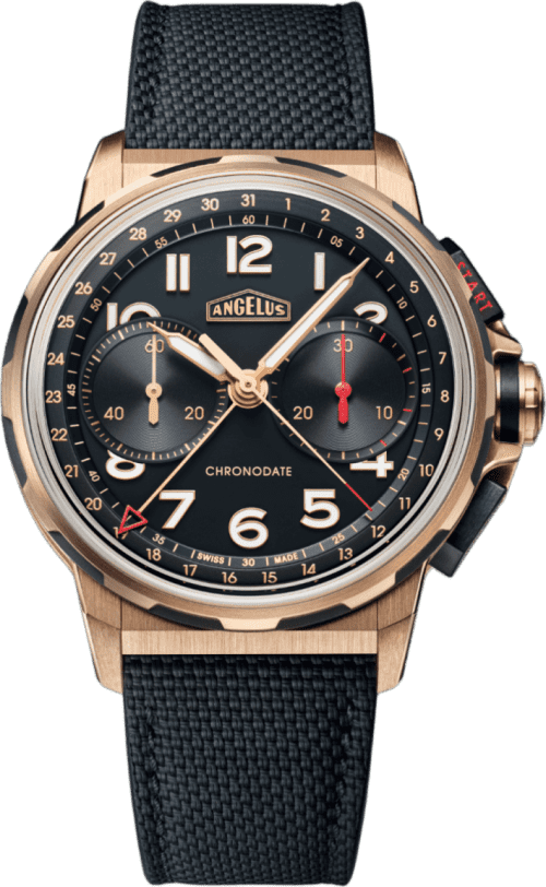 Angelus Chronodate Gold Black