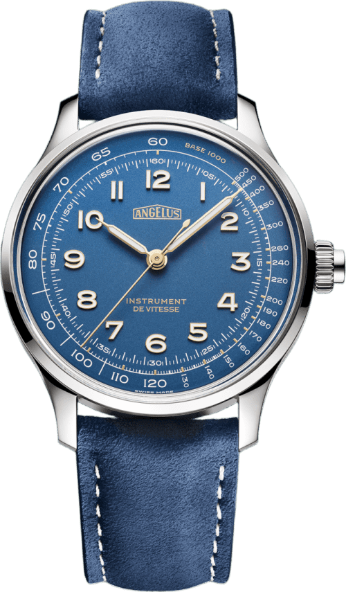 Angelus Instrument De Vitesse Indianapolis Blue