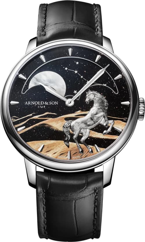 Arnold & Son Perpetual Moon 41.5 Platinum Horse of the Dunes