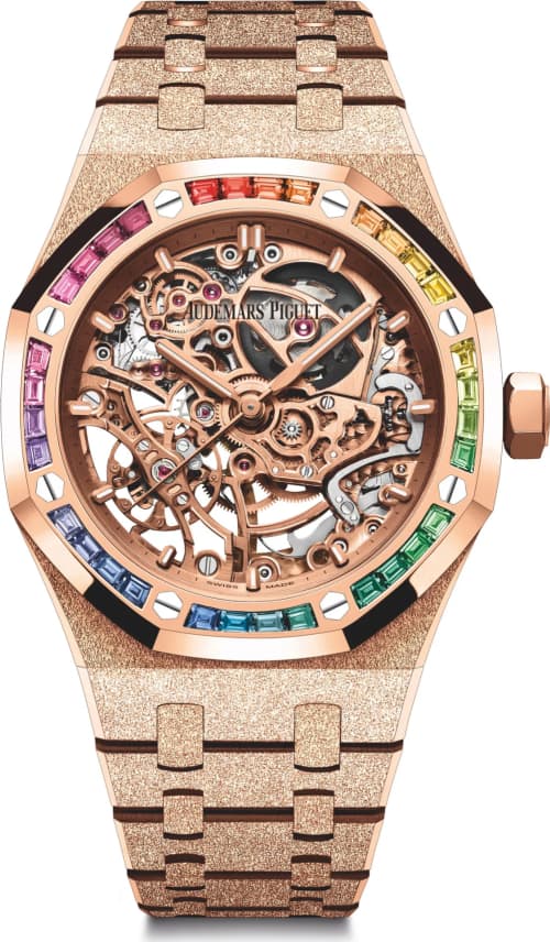 Audemars Piguet Royal Oak Frosted Gold Double Balance Wheel Openworked