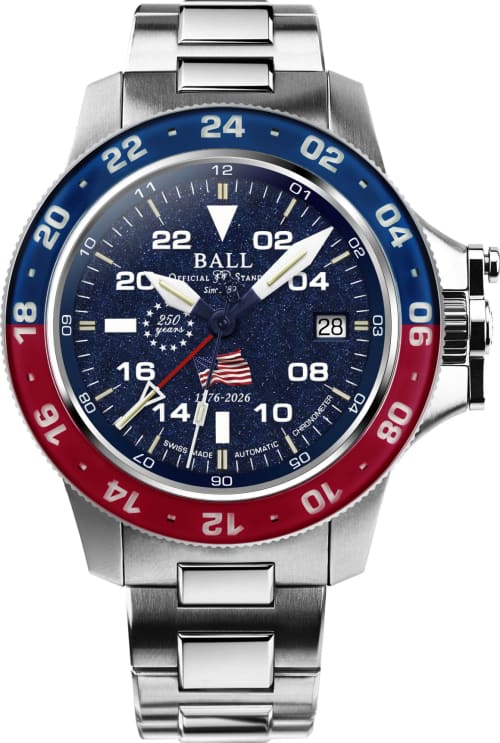 BALL Engineer Hydrocarbon AeroGMT II Patriot 40 Blue