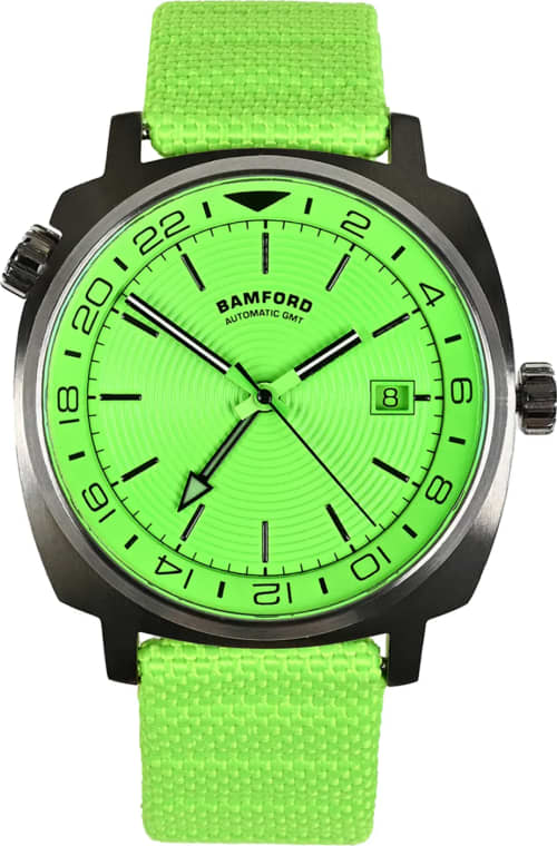 Bamford London Neon Series GMT Electric Green