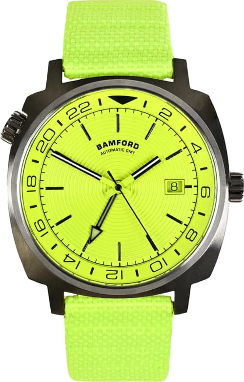 Bamford London Neon Series GMT Neon Lime