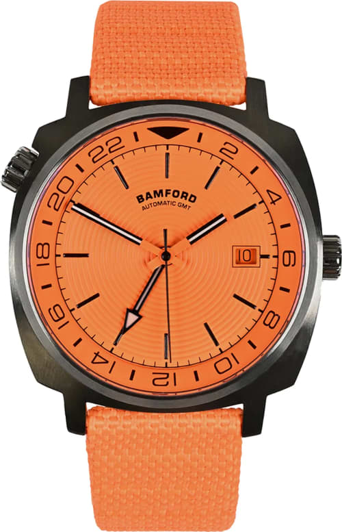 Bamford London Neon Series GMT Sunset Orange
