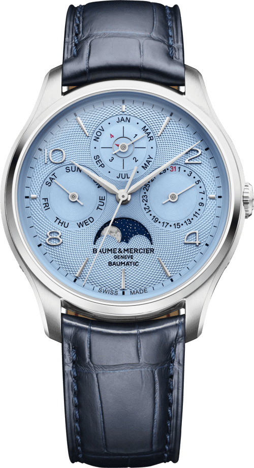 Baume & Mercier Clifton Baumatic Ice Blue Perpetual Calendar