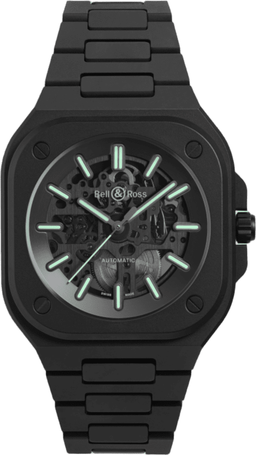 Bell & Ross Br 05 Skeleton Black Lum Ceramic