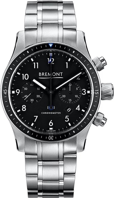 Bremont MODEL 247 STAINLESS STEEL BLACK BRACELET