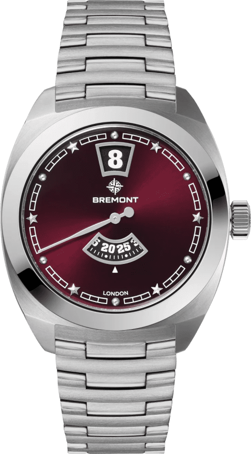 Bremont Terra Nova Jumping Hour 35mm Burgundy