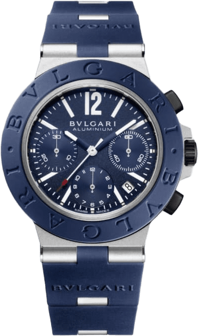 Bulgari Aluminium Chronograph Blue