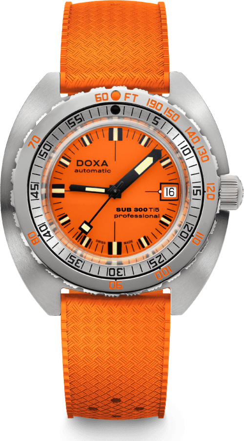 Doxa SUB 300 Ti5 Orange Professional