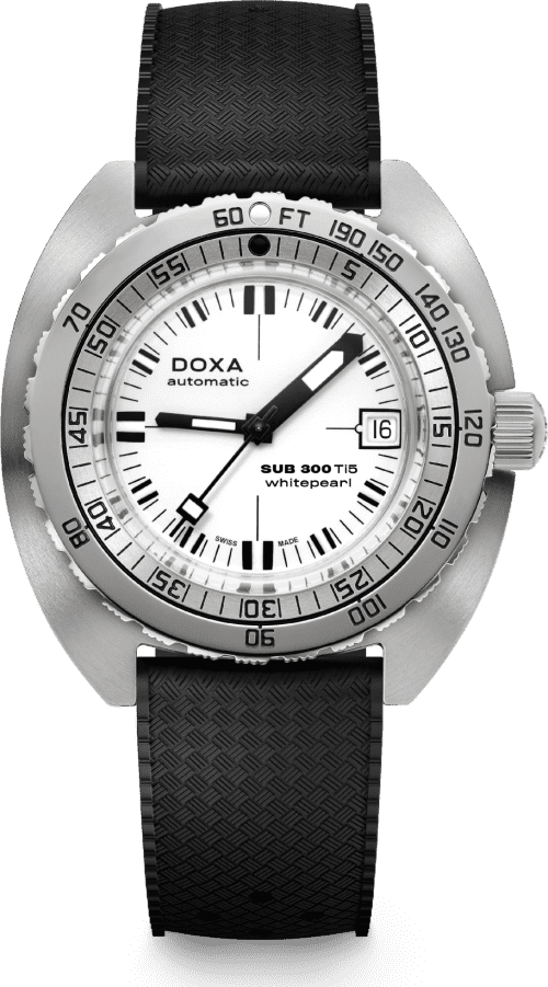 Doxa SUB 300 Ti5 Whitepearl