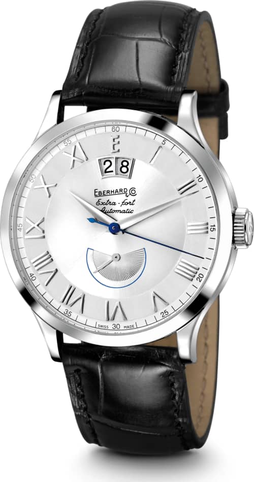 Eberhard & Co. Extra-fort Grade Date Réserve de Marche Edition Bleuet