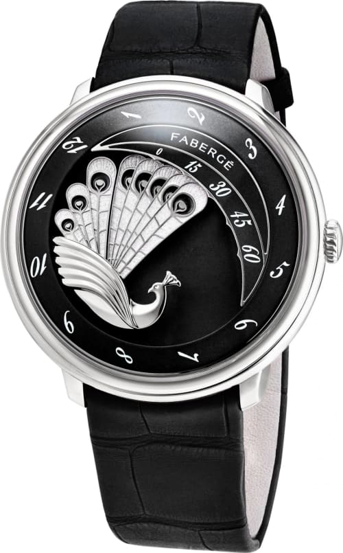 Fabergé Lady Compliquée Peacock White Gold Black
