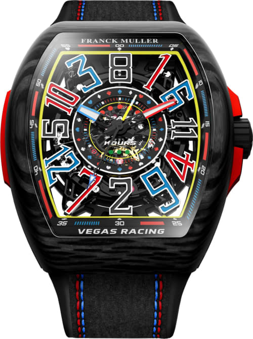 Franck Muller Vanguard Carbon Crazy Hours Racing Vegas Collection