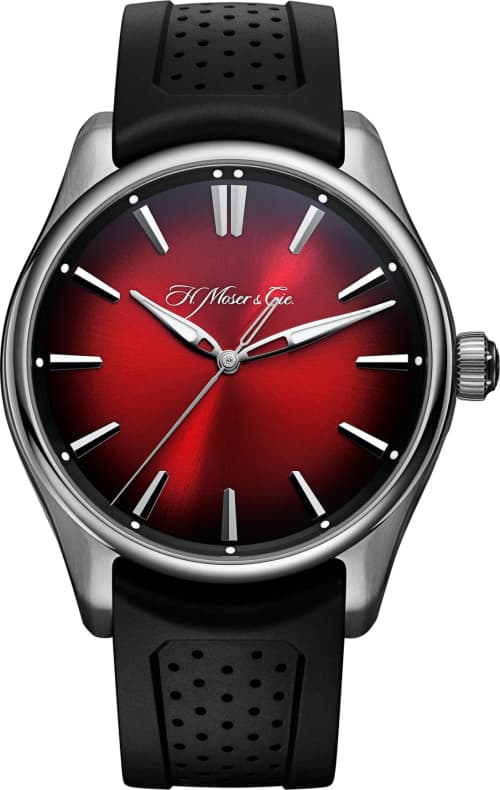 H. Moser & Cie. Pioneer Centre Seconds Swiss Mad Red