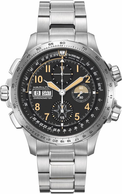 Hamilton Khaki Aviation Khaki X Wind Day Date Auto Chrono