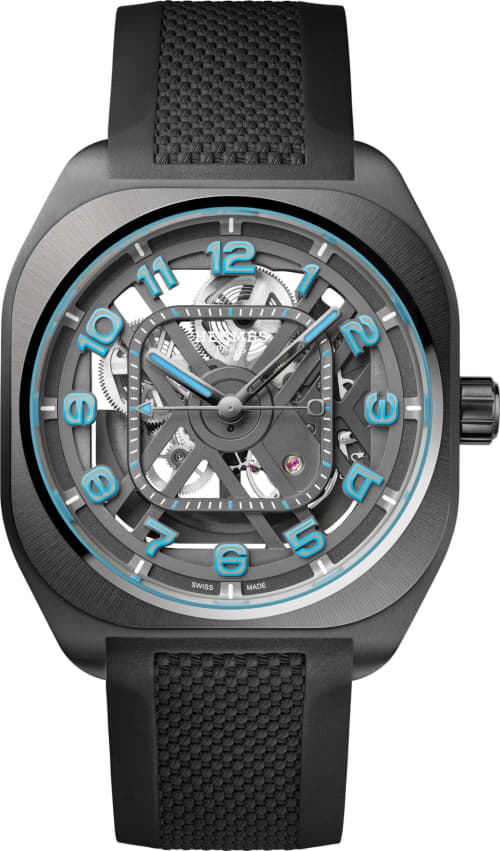 Hermes Hermès H08 Skeleton Blue